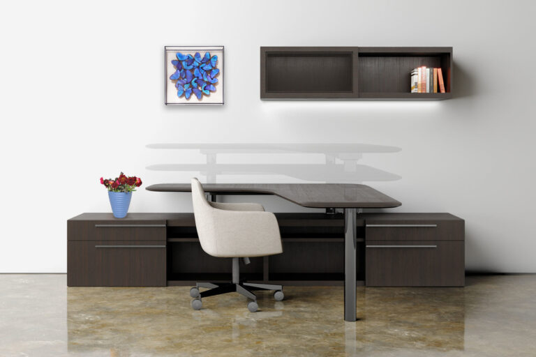 Limousine Line Sit to Stand Desk