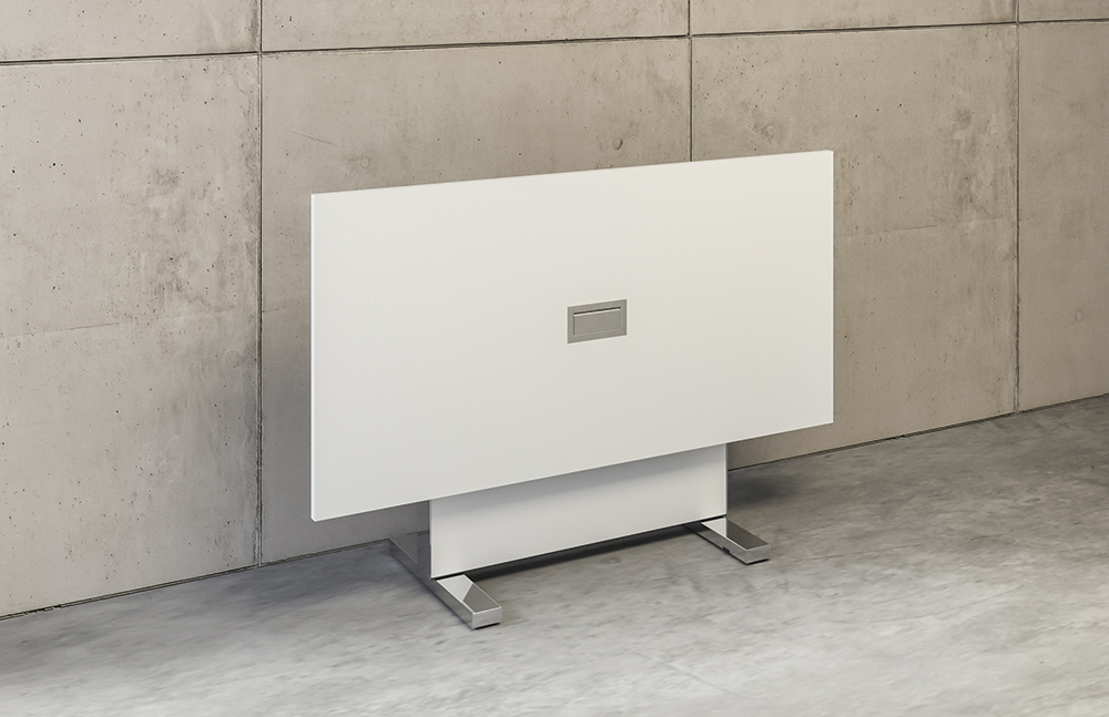 White Executive Mobile Table - Image 2