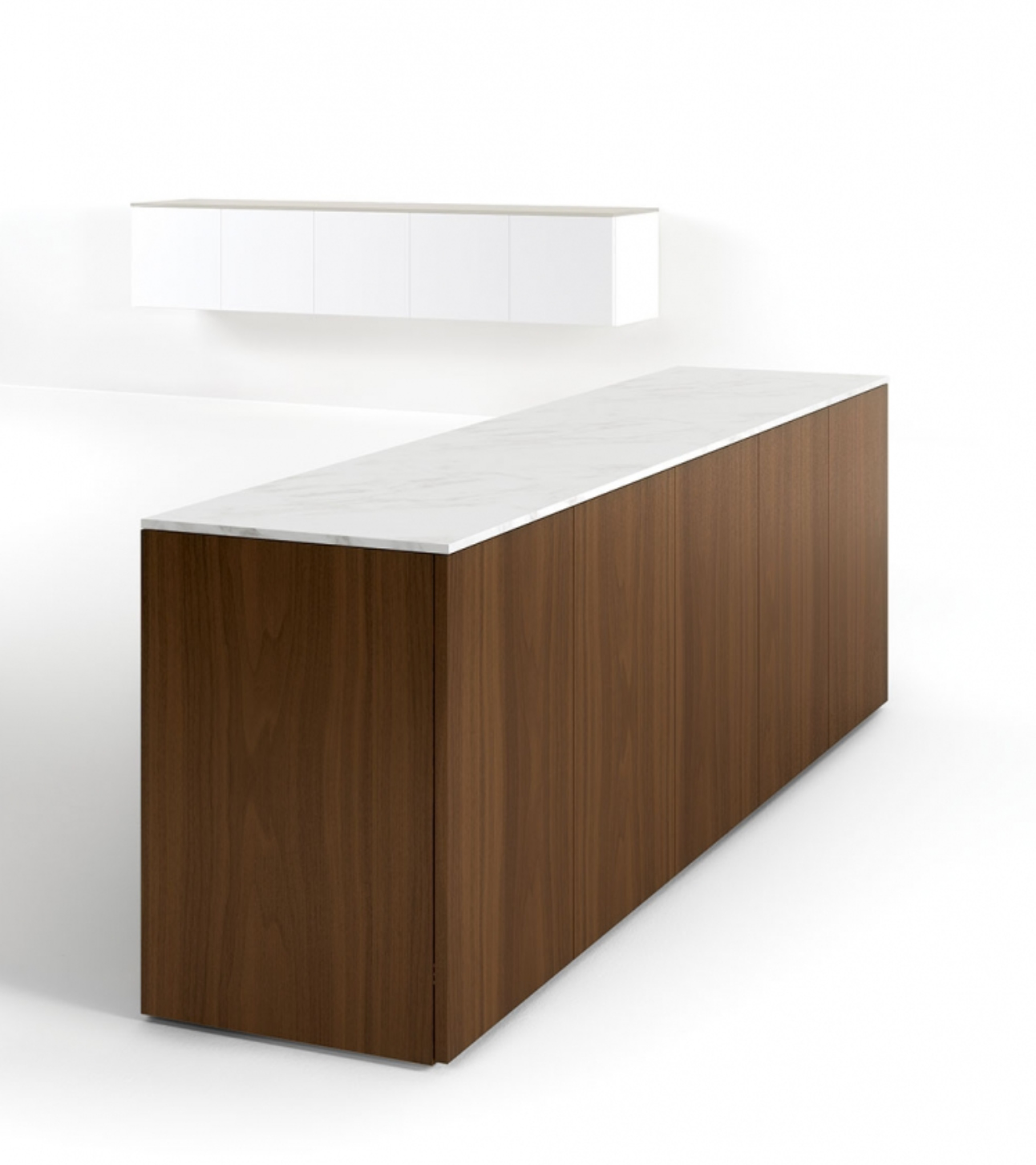 New Modern Wood Credenza - Image 3
