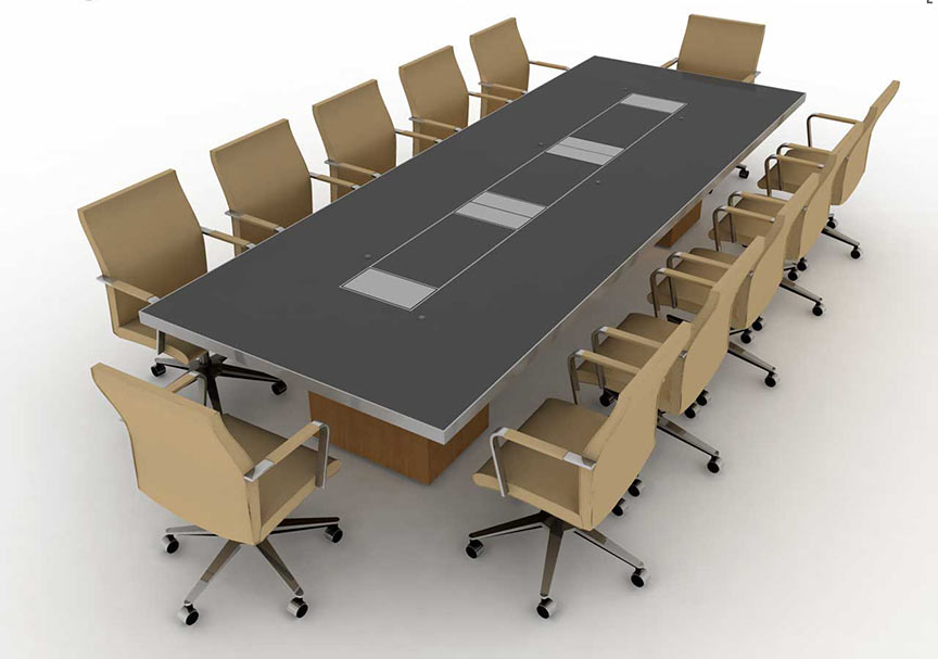 Contemporary Grey Metal Table