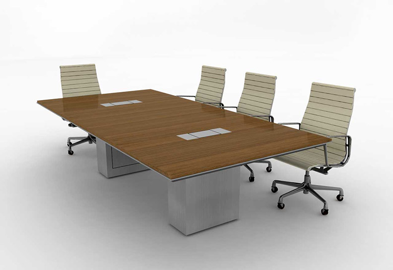 Contemporary Grey Metal Table - Image 4