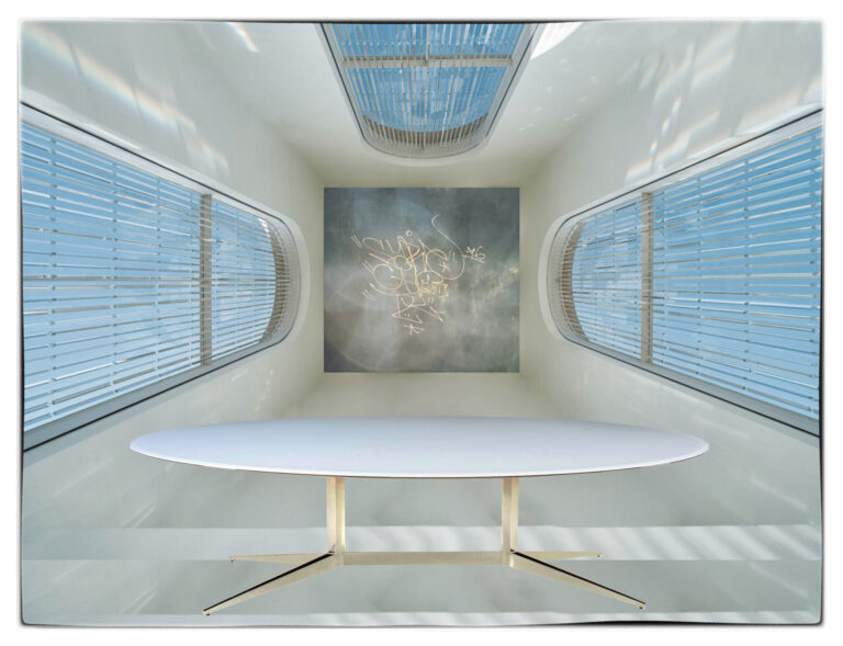 Oval Glass Modern Table