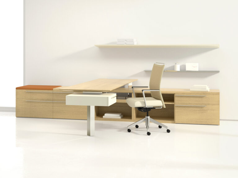 Premium Modern Executive Sit to Stand Desk