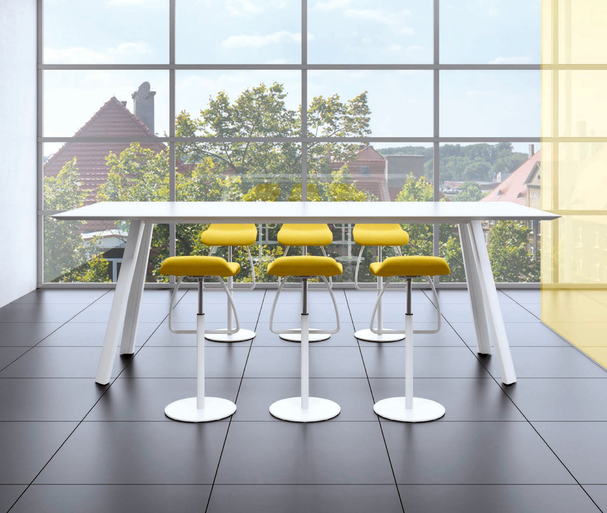 Silver Sun Glass Table - Image 3
