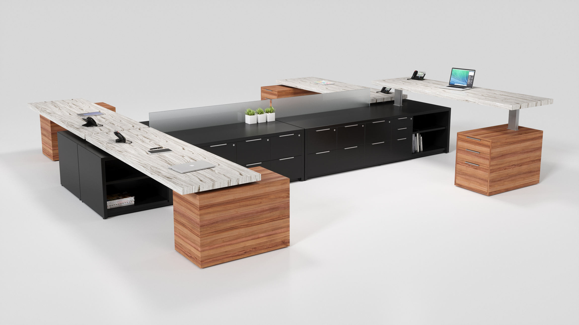 Stone Mountain Executive Desk - Image 3