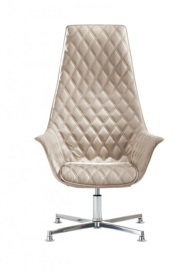 Ultra Modern Contemporary White Leather Chairs - Image 3