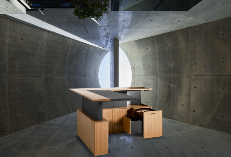 Ultra Modern Sit Stand L Desk