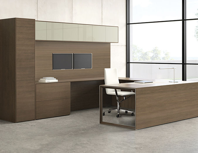 Executive U Wood Desk - Image 3